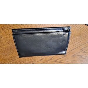 Prince Gardner Polished Cowhide Black Travel Documents Wallet